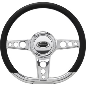 Billet Specialties - 29427 - Steering Wheel 14in D- Shape Trans Am Polished