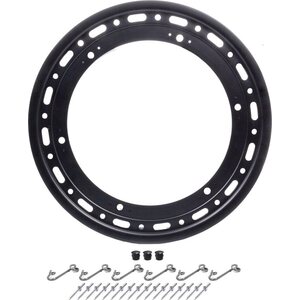Weld Racing - P650B-5314-6 - 15in 16 Hole Bead Lock Ring w/6-Tabs - Black