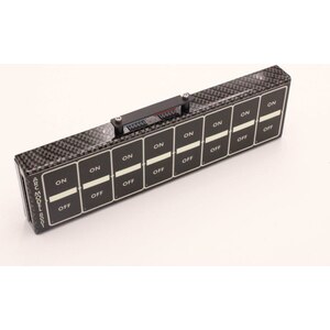 Auto-Rod Controls - 8004D - 8 Switch In-Dash Control Module  C/F Finish
