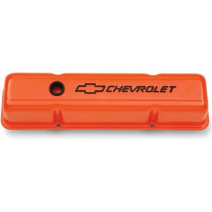 Proform - 141-784 - SBC Valve Covers - Tall w/Baffle - Orange