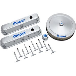 Proform - 440-900 - Engine Dress-Up Kit Chro me w/Blue MOPAR