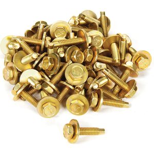 Allstar Performance - 16554-50 - Body Bolt 1-1/8in 50pk Gold