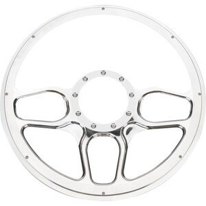 Billet Specialties - 30102 - Steering Wheel 1/2 Wrap Win Lite