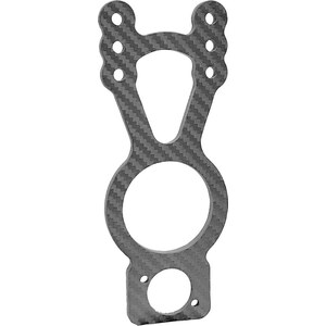 King Racing Products - 1483 - Carbon Steering Gear Mount Bottom Shut Off