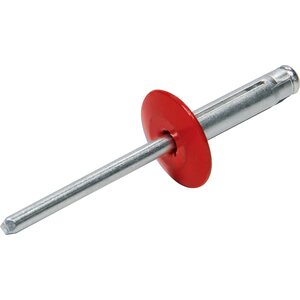 Allstar Performance - 18062 - Lg Hd Rivet 250Pk Red Flange Type Alum Mandrel