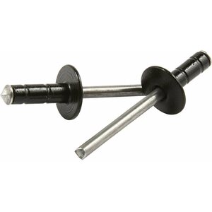 Allstar Performance - 18091 - Med Hd Rivet Black 250pk Multi Grip