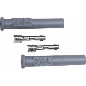 MSD - 3301 - Straight Spark Plug Boots- 2 Per Card