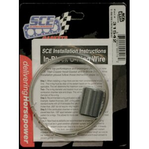 SCE Gaskets - 31542 - .041 SS Wire & Install Kit