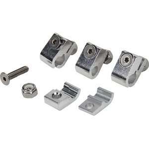 Allstar Performance - 18321 - 2pc Alum Line Clamps 1/4in 4pk