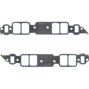Fel-Pro - 1275 S-3 - Intake Manifold Gasket - 0.065 in Thick - 1.820 x 2.540 in Rect Port - BBC
