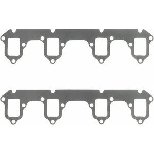 Fel-Pro - 1442 - 352-428 Ford Exhaust Gsk 61-71 EXCEPT 14 BOLT - 1.400 x 2.040 in Rectangular Port - Steel Core Laminate - Ford FE-Series