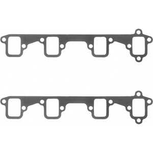 Fel-Pro - 1485 - Ford 352-428 Exhaust 14 Bolt Head 1966-69 - 1.430 x 2.120 in Rectangular Port - Steel Core Laminate - Ford FE-Series