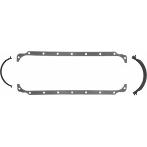 Fel-Pro - 1807 - Oil Pan Gasket - 0.094 in Thick - Multi-Piece - Rubber Coated Fiber - SBM