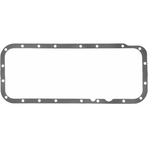 Fel-Pro - 1808 - Oil Pan Gasket - 0.094 in Thick - 1 Piece - Rubber Coated Fiber - Mopar B / RB / Hemi