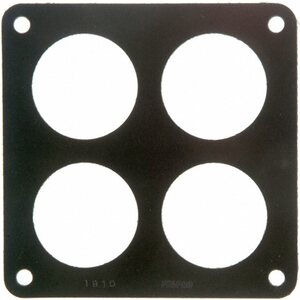 Fel-Pro - 1910 - Carburetor Base Plate Gasket - 4-Barrel - 4 Hole - Composite - Dominator Flange