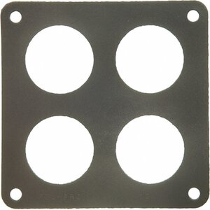Fel-Pro - 1912 - Carburetor Base Plate Gasket - 4-Barrel - 4 Hole - Composite - Dominator Flange