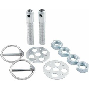 Allstar Performance - 18476 - LW Alum Hood Pin Kit 1/2in Silver