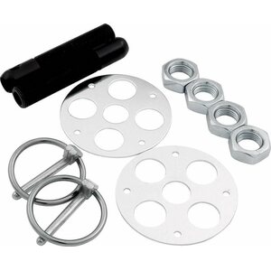 Allstar Performance - 18477 - LW Alum Hood Pin Kit 1/2in Black