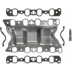 Fel-Pro - MS 96010 - Valley Pan Gasket - Embossed Metal - Stock Port - Ford Cleveland - 2-Barrel