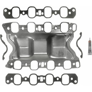 Fel-Pro - MS 96012 - Valley Pan Gasket - Embossed Metal - Stock Port - Ford Cleveland - 4-Barrel