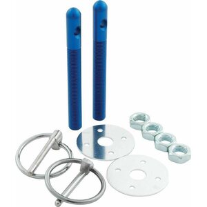Allstar Performance - 18482 - Alum Hood Pin Kit 3/8in Blue
