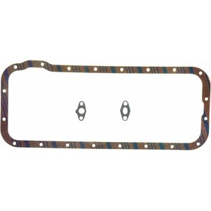 Fel-Pro - OS 11701 C - Oil Pan Gasket - Multi-Piece - Cork / Rubber - Ford Fe-Series