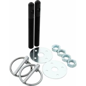 Allstar Performance - 18484 - Alum Hood Pin Kit 3/8in Black