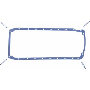 Fel-Pro - OS 30061 T - Oil Pan Gasket - 1 Piece - Plastic Core Silicone Rubber - 2 piece Seal - BBC