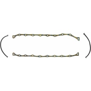 Fel-Pro - OS 30227 C - Oil Pan Gasket - Multi-Piece - Cork / Rubber - Ford Cleveland / Modified