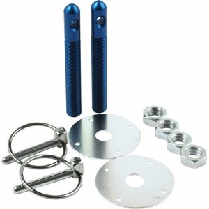 Allstar Performance - 18502 - Alum Hood Pin Kit 1/2in Blue