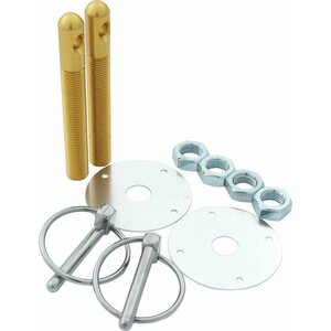 Allstar Performance - 18503 - Alum Hood Pin Kit 1/2 Gold