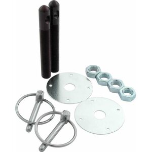 Allstar Performance - 18504 - Alum Hood Pin Kit 1/2in Black