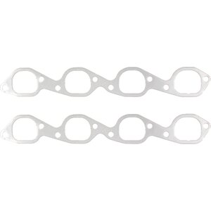 Remflex - 2035 - Exhaust Gasket Set BBC w/AFR Magnum Heads - 2.281 x 1.969 in D Port - Graphite - Big Block Chevy