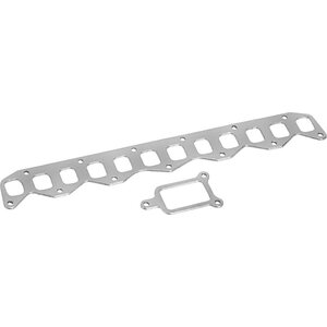 Remflex - 6008 - Exhaust Gasket Set Mopar 225 Slant-6 - 1.094 x 1.438 in Square Port - Riser Gasket - Graphite - Mopar Inline-6