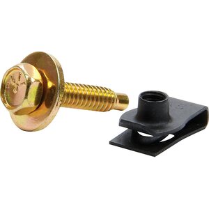 Allstar Performance - 18559 - Body Bolt Kit w/ Clips 10pk Gold