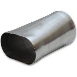 Vibrant Performance - 13170 - Stainless Transition 3in Oval 3in Round