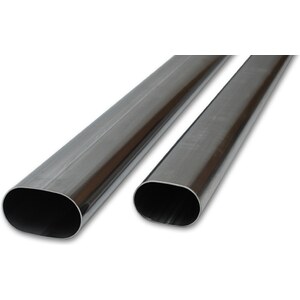 Vibrant Performance - 13184 - 4in Oval T304 Stainless Steel Straight Tubing