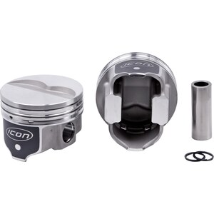 Icon Pistons - IC9953.030 - BBM FHR Forged Piston Set 4.350 Bore -5.6cc