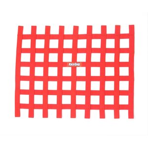 RaceQuip - 721015RQP - Ribbon Window Net Red Non-SFI