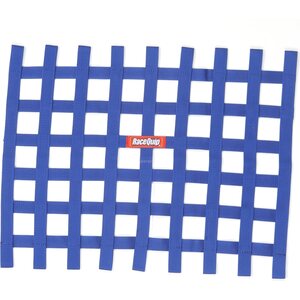 RaceQuip - 721025RQP - Ribbion Window Net Blue Non-SFI