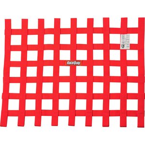 RaceQuip - 725015RQP - Ribbon Window Net SFI Red