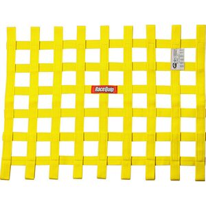 RaceQuip - 725035RQP - Ribbon Window Net SFI Yellow