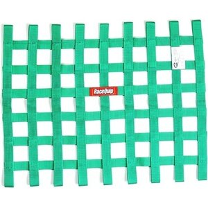 RaceQuip - 725075RQP - Ribbon Window Net SFI Green