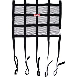 RaceQuip - 822001RQP - Window Net Mesh Black SFI Hybrid Adj. Strap