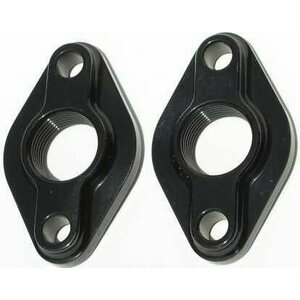 Meziere - WP80S - BBC Water Pump Port Adapters - Black (2pk)