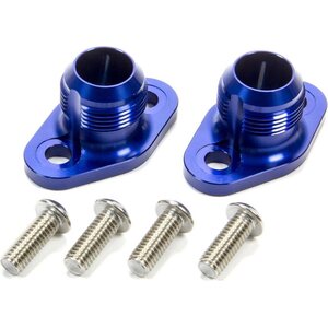 Meziere - WP8116ANB - SBC #16 Water Pump Port Adapters - Blue (2pk)