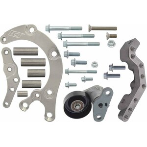 ICT Billet -  - LS Camaro - Low Mount 4- Rib A/C Compressor