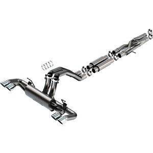 Borla - 140892 - 21- Jeep Wrangler JL 6.4L Cat Back Exhaust