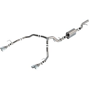 Borla - 140859 - 21-   GM Tahoe 6.2L Cat Back Exhaust