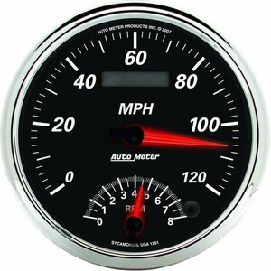 AutoMeter - 1291 - 5in Tach/Speedo Gauge 120 MPH 8000 RPM